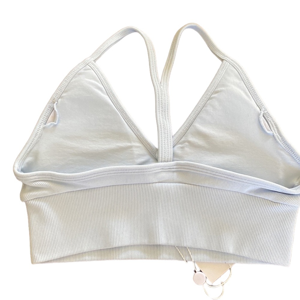 EasySundays Easy Sundays UpLift Seamless Ribbed Bra Pacific Blue XS S NWT NEW - Picture 4 of 13